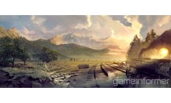 Metro Exodus game informer concept art autumn season