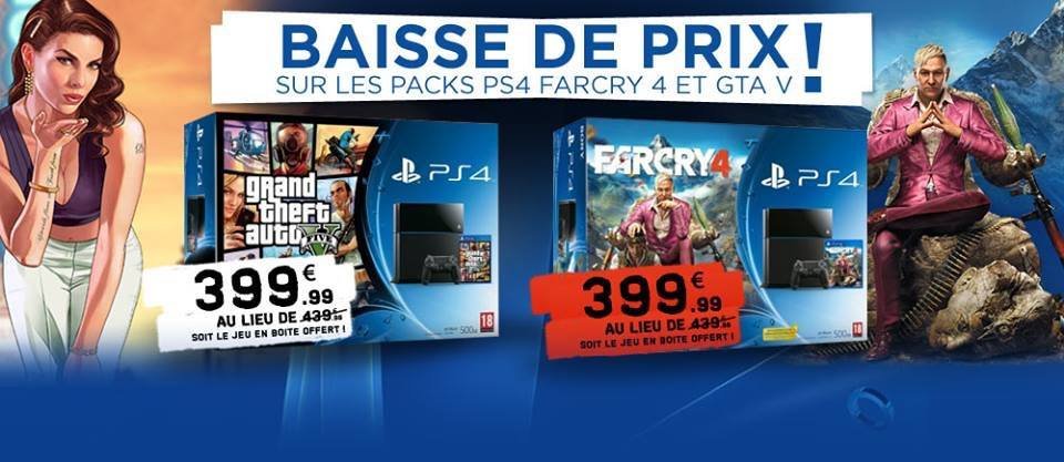 Micromania bonnes affaires deals soldes aubaines black friday ps4 gta v pack bundle noel 2014