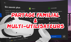 Multi utilisateur partage familial oculus Quest