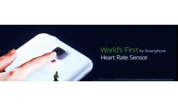 MWC Samsung UNPACKED Galaxy S5 capteur frequence cardiaque