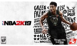NBA 2K19 Giannis Antetokounmpo cover jaquette