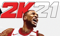 NBA 2K21 Damian Lillard cover athlete key art jaquette