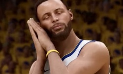NBA 2K23 head Stephen Curry