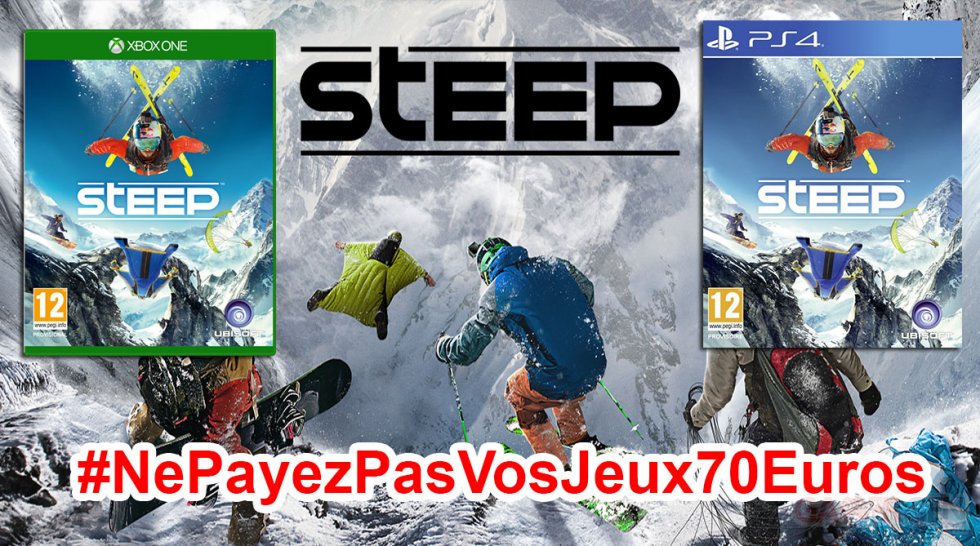 Ne Payez pas vos jeux 70 euros steep