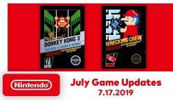 NES Nintendo Switch Online images juillet