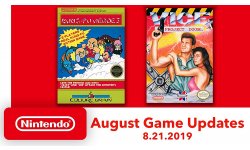 NES Nintendo Switch Online jeux aout