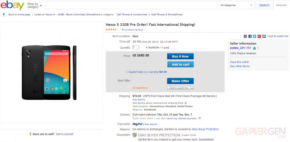 Nexus-5-vente-annonce-eBay