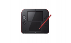 nintendo 2DS black red noire rouge