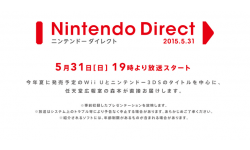 Nintendo Direct 31 mai