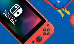Nintendo Switch collector édition spéciale Mario rouge bleue hardware console 2