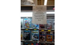 Nintendo Wii U erreur enseigne