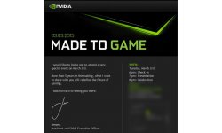 nvidia invitation made to game 1