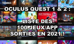 Oculus Quest 2 : la liste complète des 100 jeux et applications sortis en 2021, quels sont vos titres préférés ?