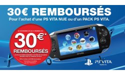 Offre remboursement psvita 30 euros