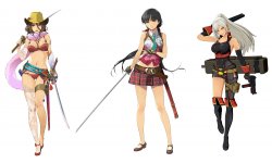 Onechanbara Origin Character Art