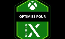 Optimisé Optimized pour for Xbox Series X icone badge logo pictogramme