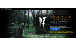 P.T. silent hills teaser jouable date de fin