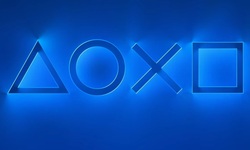 PlayStation logo icones touches bouton head banner