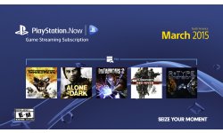 PlayStation Now mars 2015