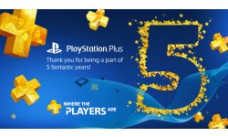 PlayStation Plus 29 06 2015 5 cinq ans anniversaire