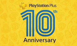 PlayStation Plus logo 10 ans