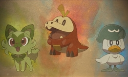 Pokémon Écarlate Violet starters 27 02 2022