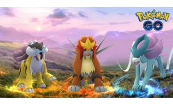 Pokémon GO Légendaires Entei Raikou Suicune