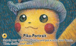 Pokémon Van Gogh collaboration promo card