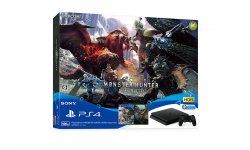 PS4 Slim Monster Hunter World pack images