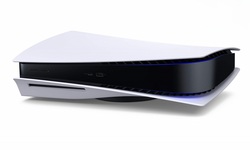 PS5 PlayStation 5 Hardware visuel allongé plat
