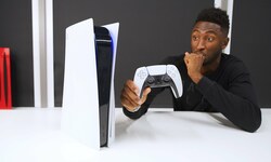 PS5 Unboxing Marques Brownlee head