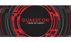 QuakeCon 2019 logo head banner