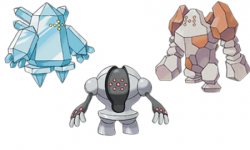 Regice Regirock Registeel