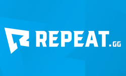 Repeat GG head logo
