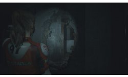 Resident Evil 2 Claire Mur Trou Porte Nemesis