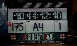 Resident Evil film 2021 fin tournage