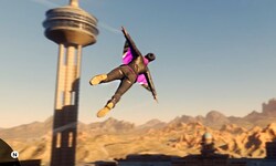 Saints Row wingsuit head