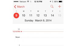 screenshot apple calendrier heure ete