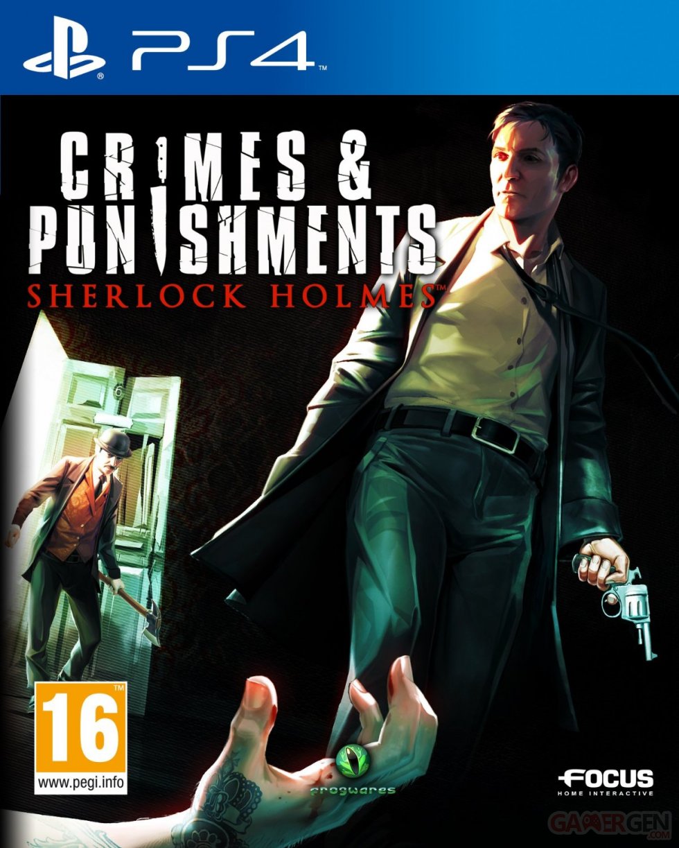 Sherlock Holmes Crimes and punishments PEGI jaquette PS4