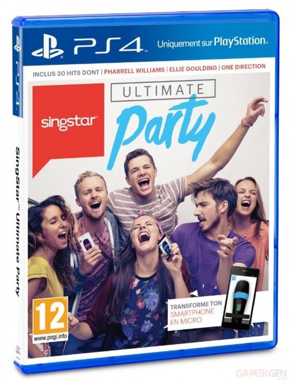 SingStar ultimate party jaquette PEGI PS4