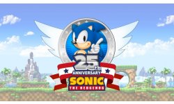 Sonic the Hedgehog 25th Anniversary logo