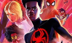 Spider Man Across the Spider Verse poster head