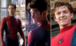 Spider man Tobey MaguireAndrew Garfield Tom Holland image