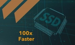 SSD PS5 PS4 PlayStation 100 times faster