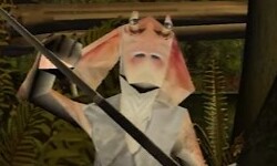 STAR WARS Episode I Jedi Power Battles Jar Jar Binks