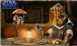 Star Wars Tales from the Galaxy's Edge Dok Ondar Concept Art