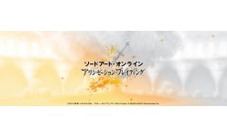 Sword Art Online Alicization Braiding bannière 18 08 2019