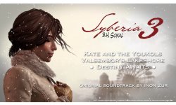Syberia 3 soundtrack Inon Zur