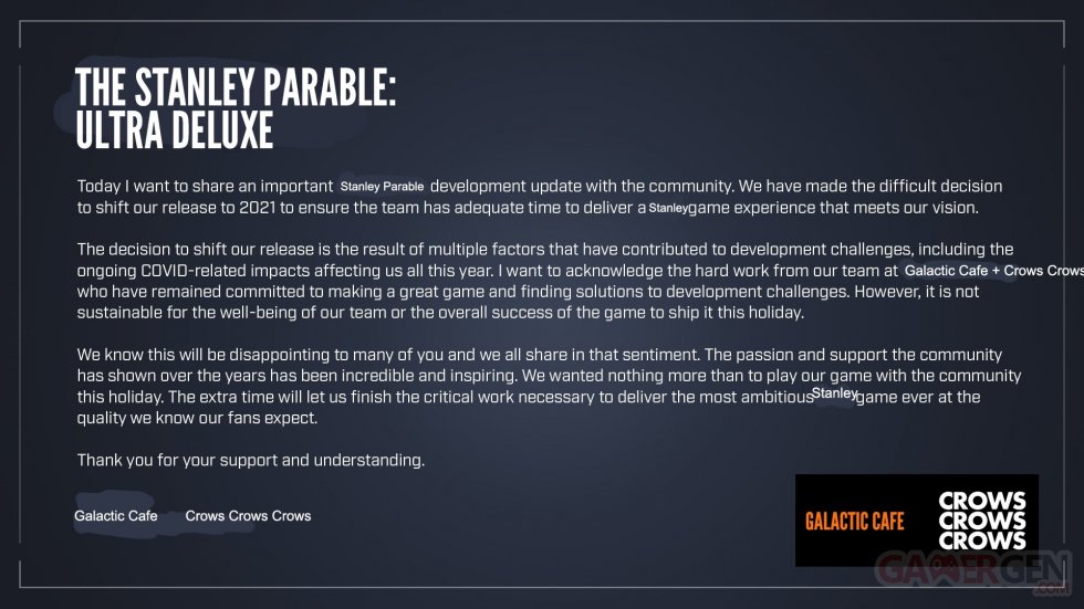 The Stanley Parable Ultra Deluxe Development Update 01