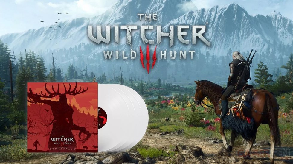 The Witcher 3 Wild Hunt Bande originale vinyle 4lp 2023 blanc